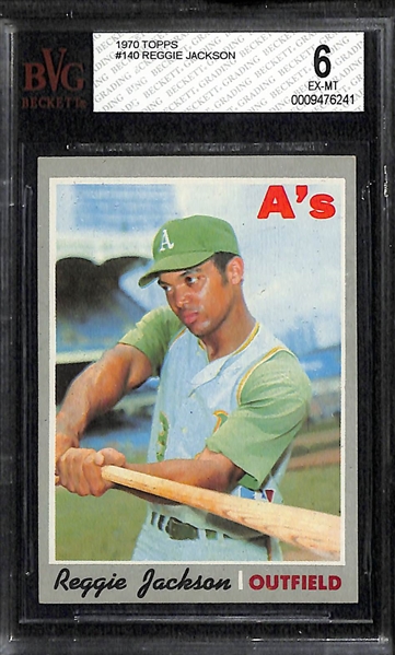 Lot Of 3 1970's BVG Star Cards w. Reggie Jackson 1970